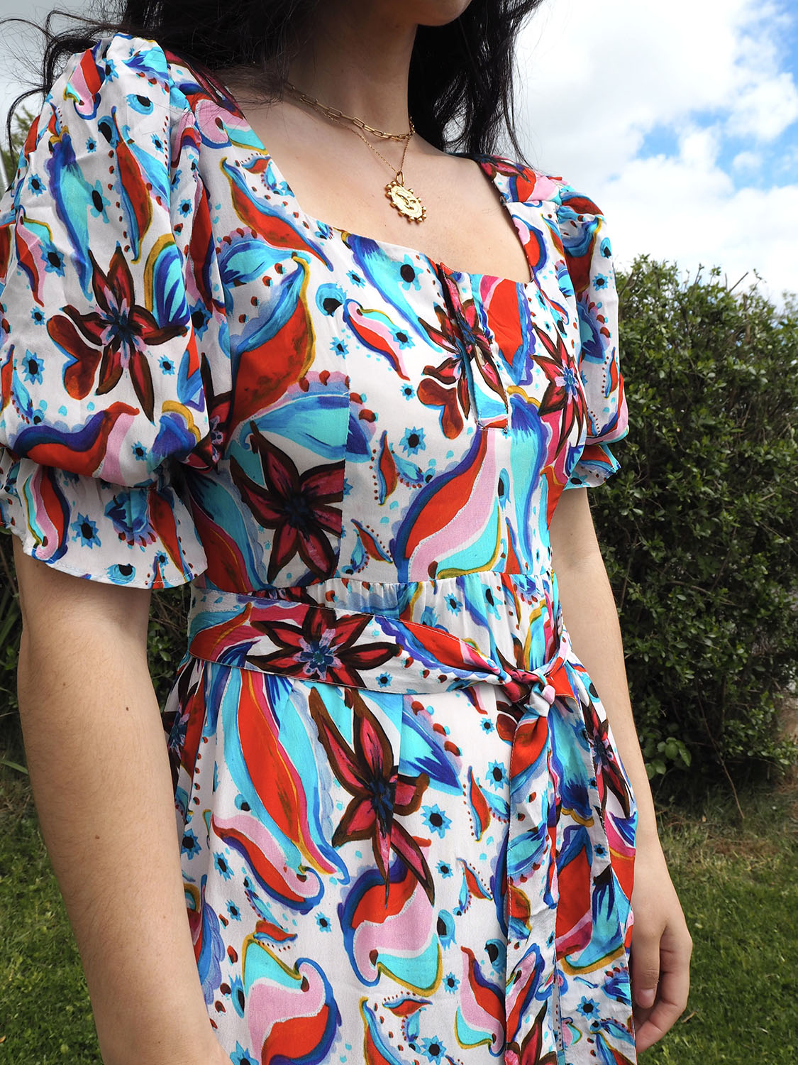 Aoife dress orange crepe3