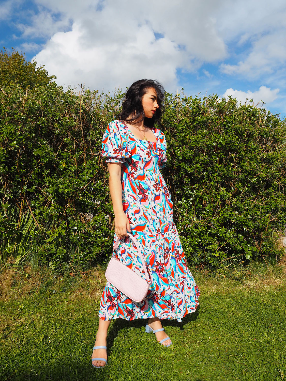 Aoife dress orange crepe6