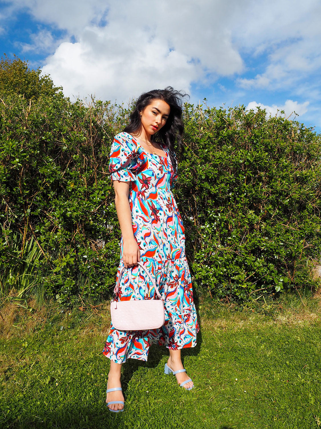 Aoife dress orange crepe7