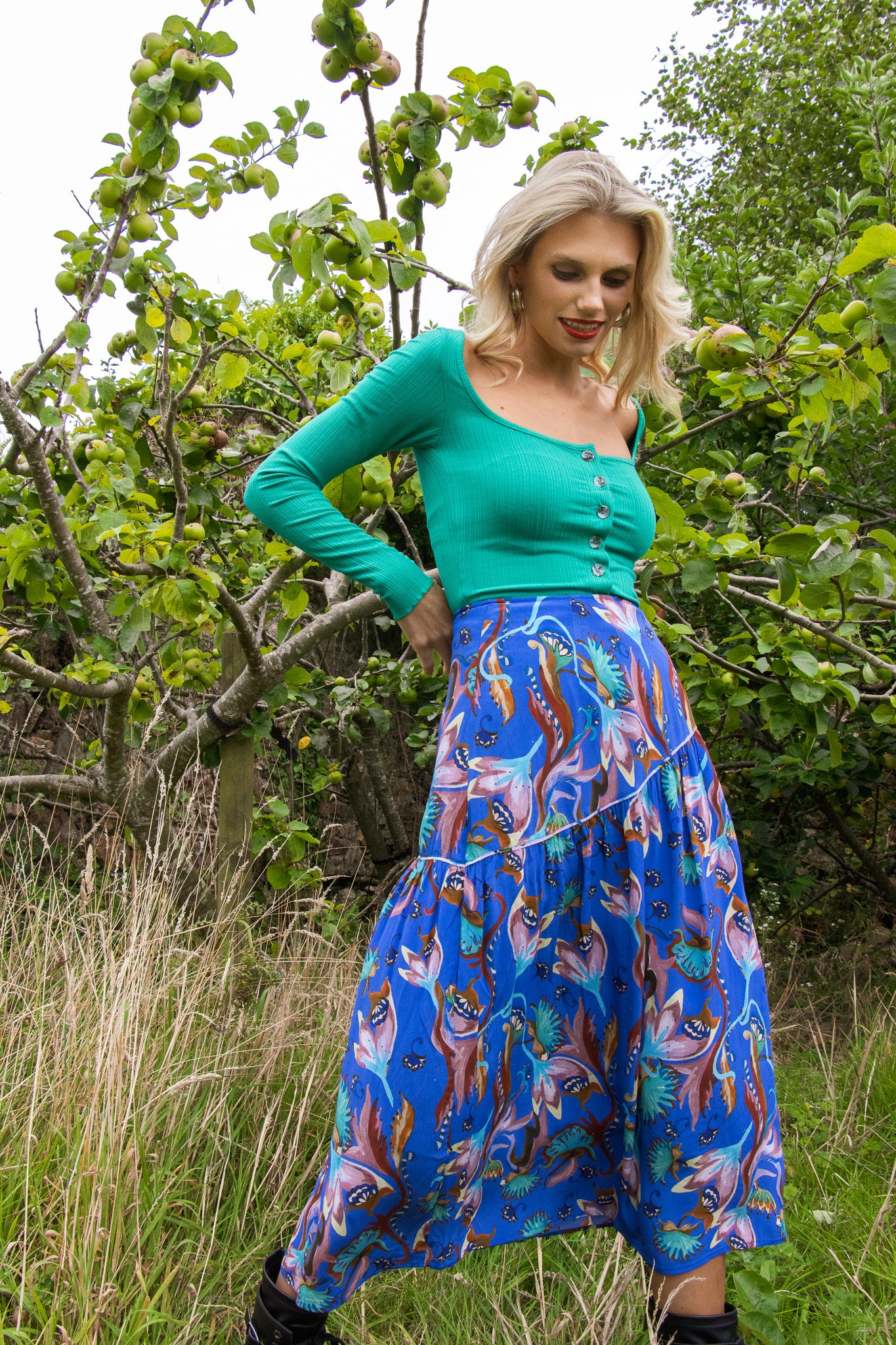 Mina skirt (Blue)