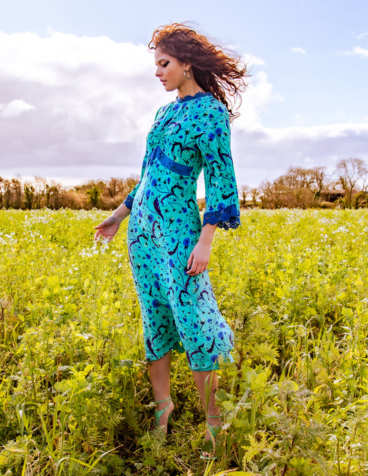 The Jasmine dress in green