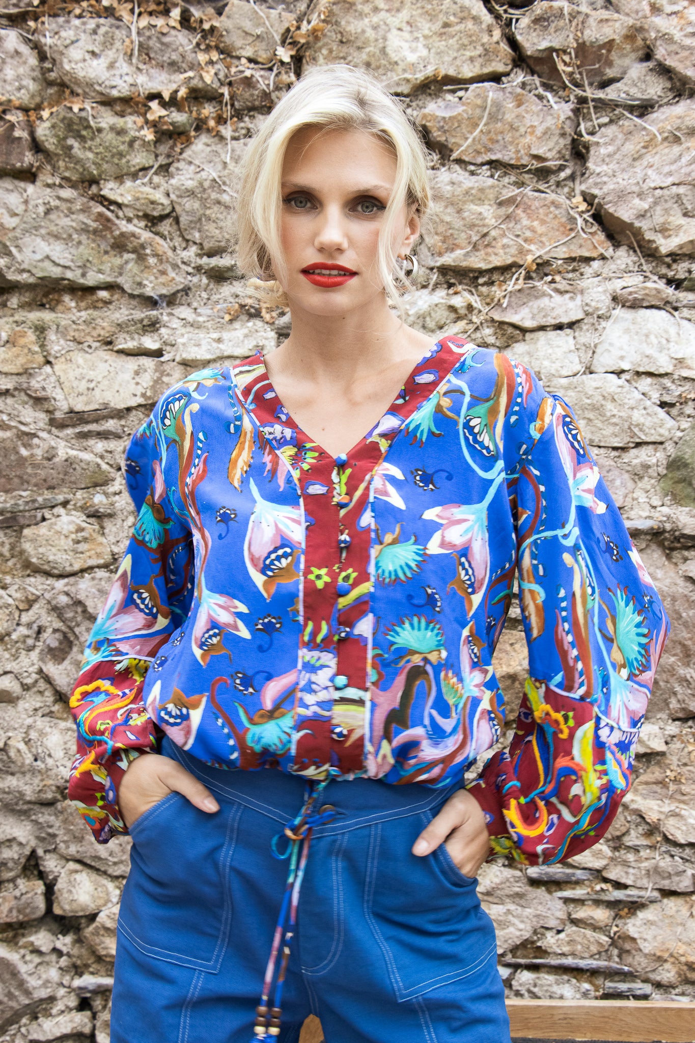 Jen Top (Blue Multi)