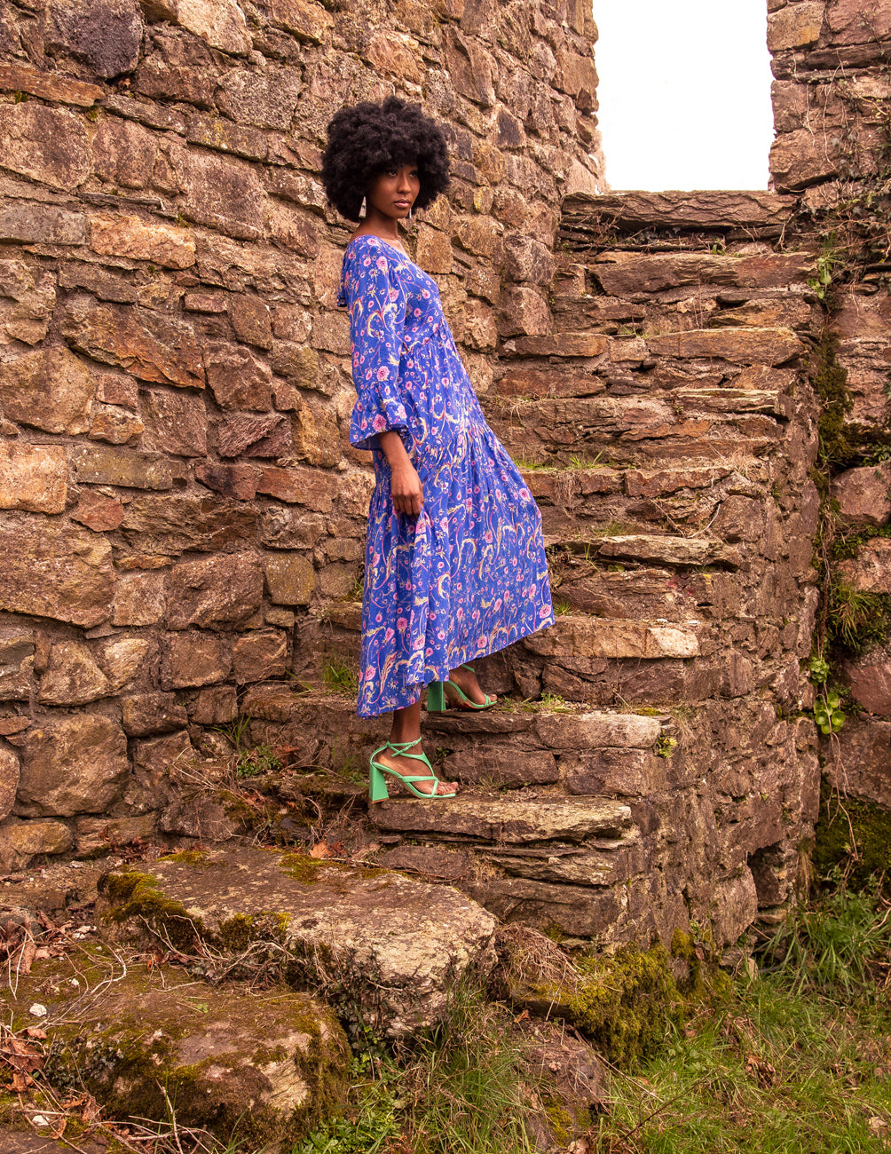 Matilda dress in blue