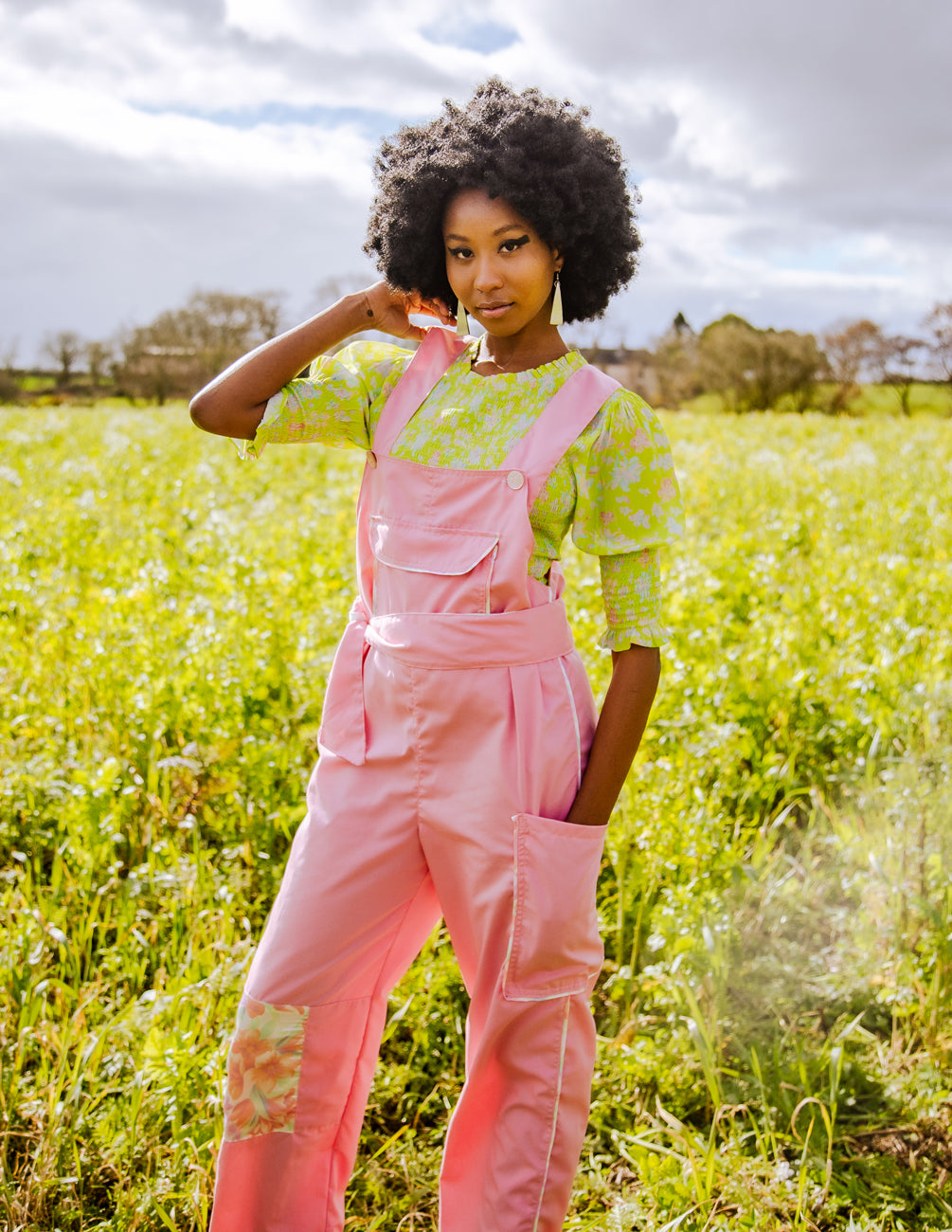 Clo Dungarees Bubblegum pink