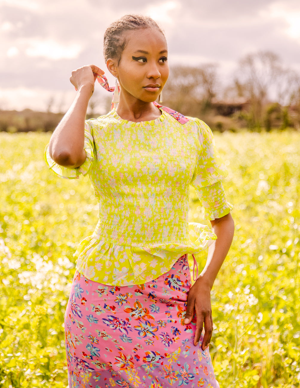 The Vera Top lime