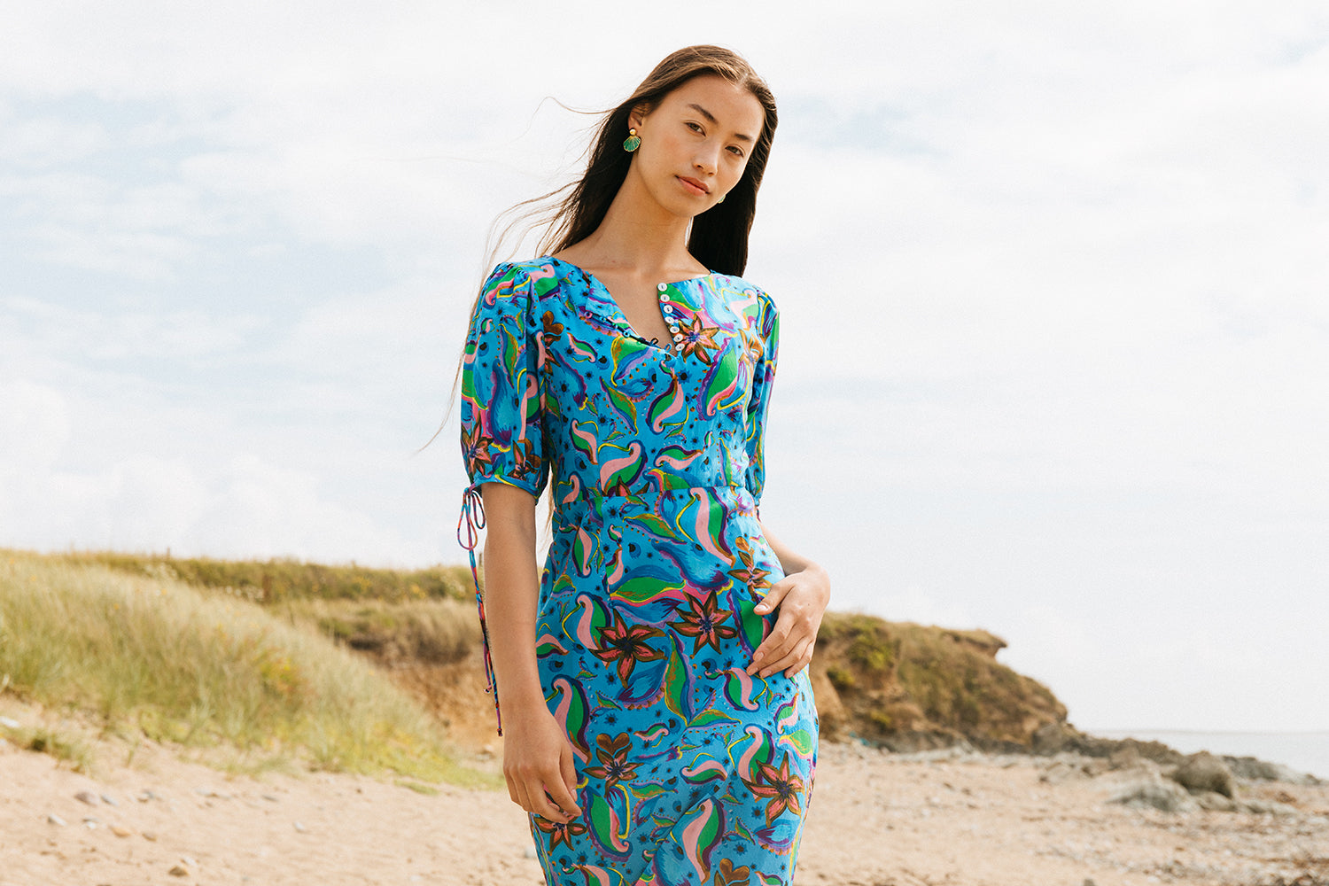 Ferifolk JULES dress BLUE 11