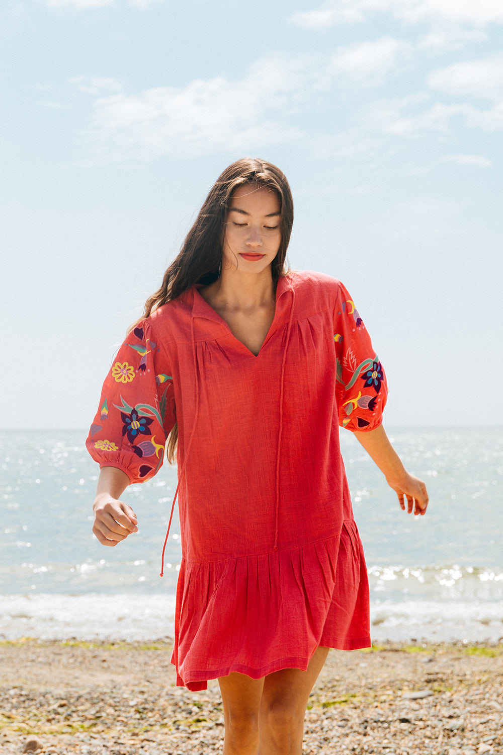 Ferifolk kayla dress organic cotton 25