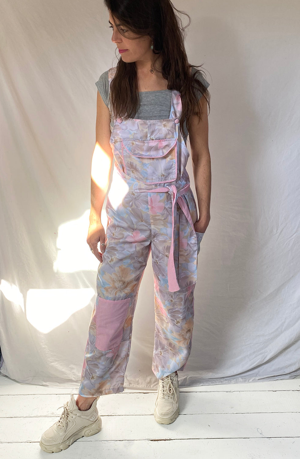 Grey Pastel Feri Clo Dungarees 1