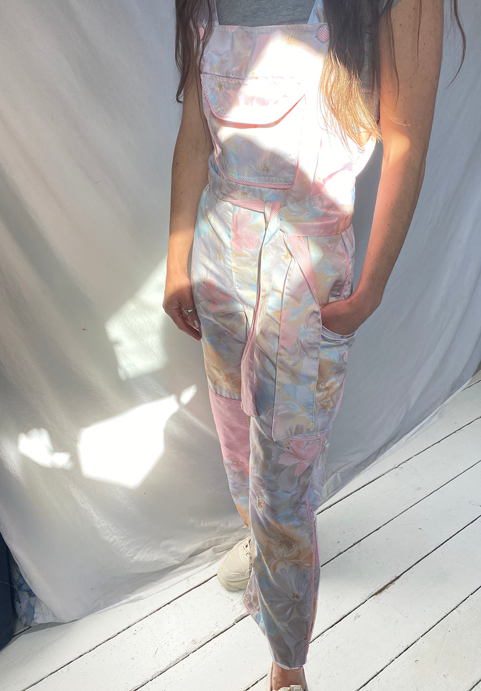 Grey Pastel Feri Clo Dungarees 3