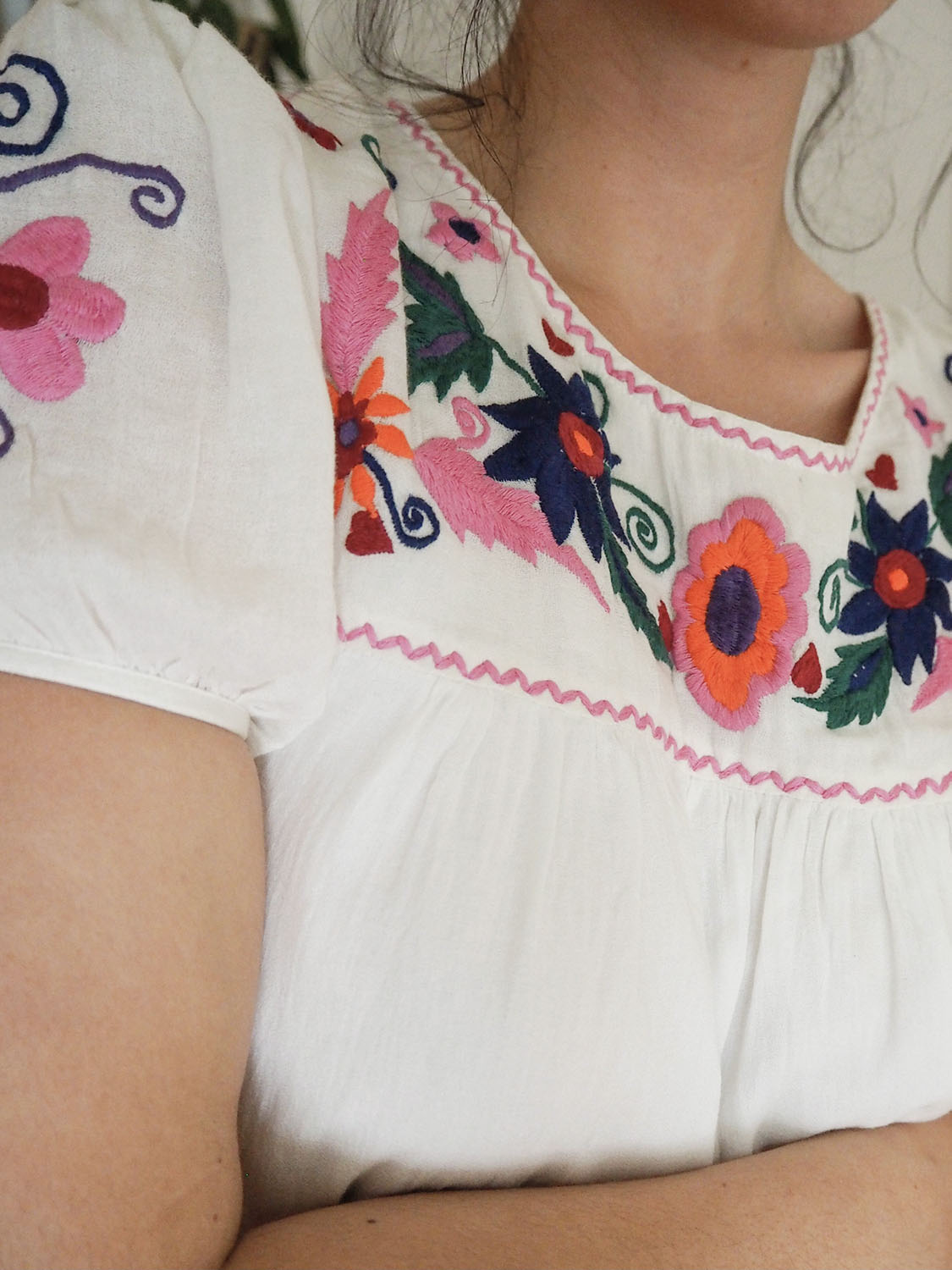 Indigo organic cotton dress7