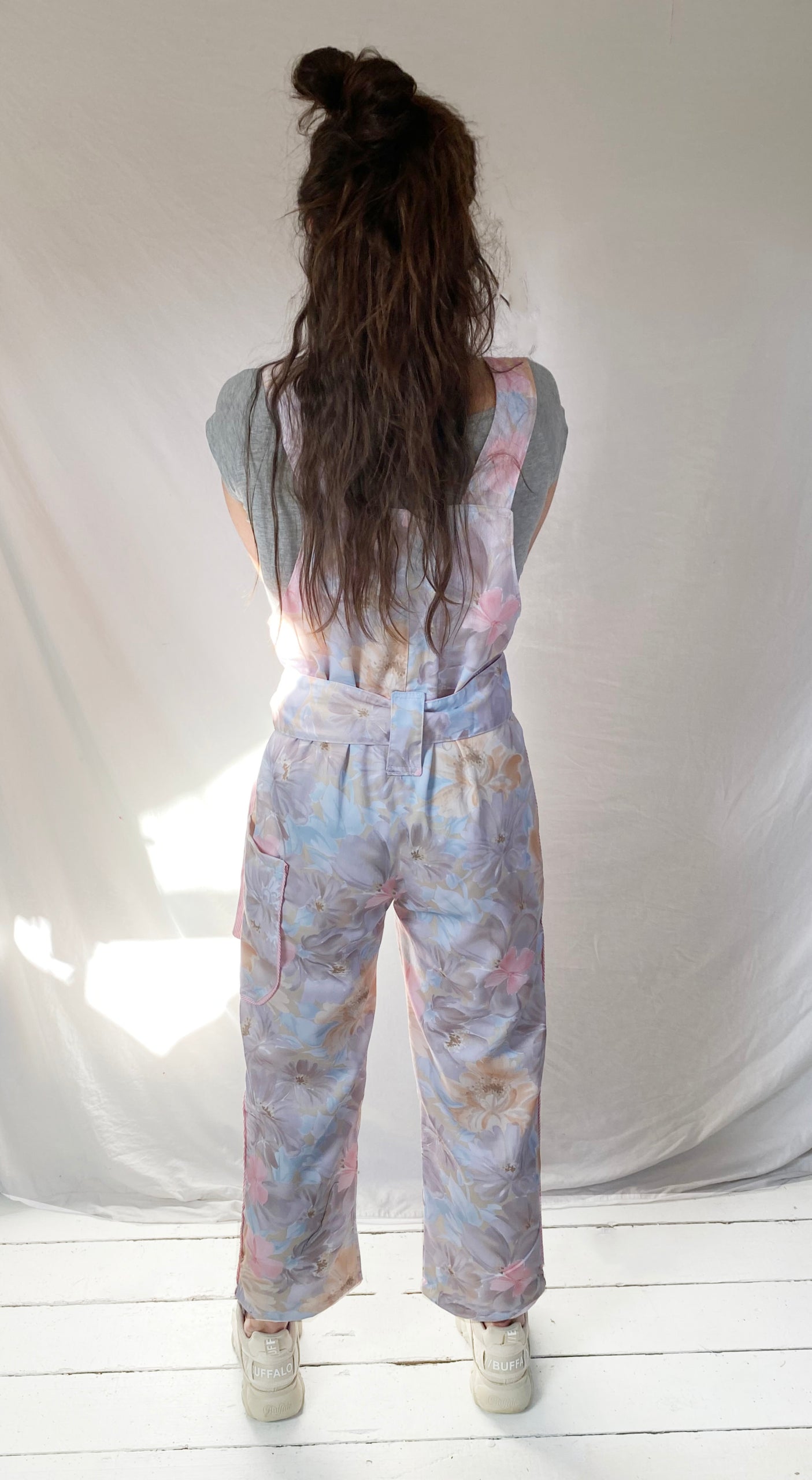 Pastel Grey Feri Clo Dungarees 6
